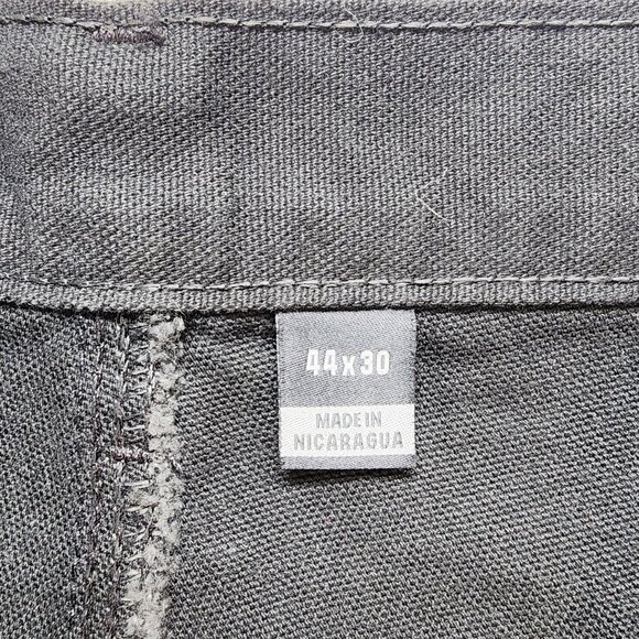 Carhartt Mens Loose Fit Carpenter Pants 44x30 Black Durable Workwear - Picture 5 of 9